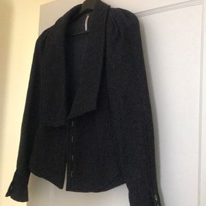 Free People blazer size 2.  Wool herringbone.